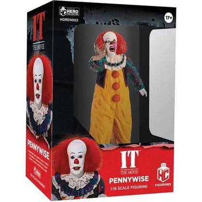 Eaglemoss Horror Heroes 1:16 Figurines - Select Figure(s) - Pennywise (IT 1990) - Action Figure