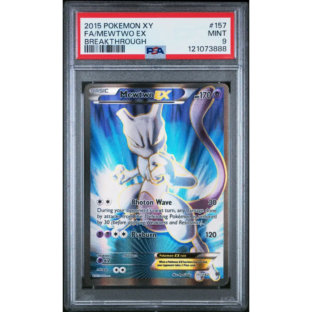 Fa/Mewtwo Ex 2015 Pokemon Xy Breakthrough #157 Breakthrough PSA 9 - Graded Trading Card