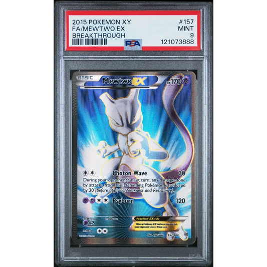 Fa/Mewtwo Ex 2015 Pokemon Xy Breakthrough #157 Breakthrough PSA 9 - Graded Trading Card