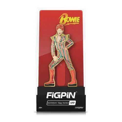 FiGPiN #177 David Bowie as Ziggy Stardust FiGPiN Enamel Pin - Action Figure