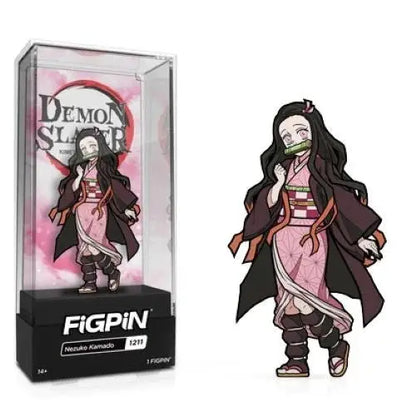 FiGPiN Enamel Pin - Demon Slayer - Select Figure(s) - #1211 - Nezuko Kamado - Toys & Games