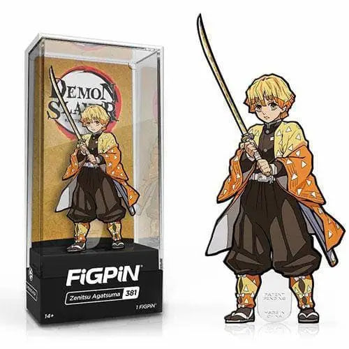 FiGPiN Enamel Pin - Demon Slayer - Select Figure(s) - #381 - Zenitsu Agatsuma - Toys & Games