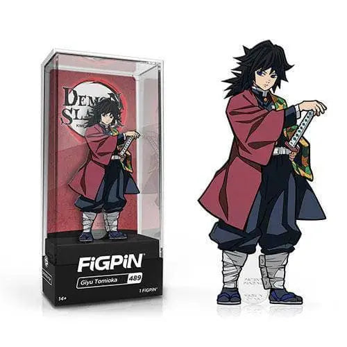 FiGPiN Enamel Pin - Demon Slayer - Select Figure(s) - #489 - Giyu Tomioka - Toys & Games