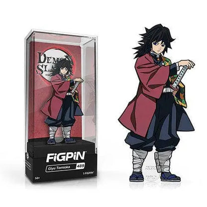 FiGPiN Enamel Pin - Demon Slayer - Select Figure(s) - #489 - Giyu Tomioka - Toys & Games