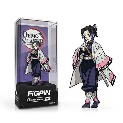 FiGPiN Enamel Pin - Demon Slayer - Select Figure(s) - #490 - Shinobu Kocho - Toys & Games