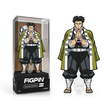 FiGPiN Enamel Pin - Demon Slayer - Select Figure(s) - #809 - Gyomei Himejima - Toys & Games