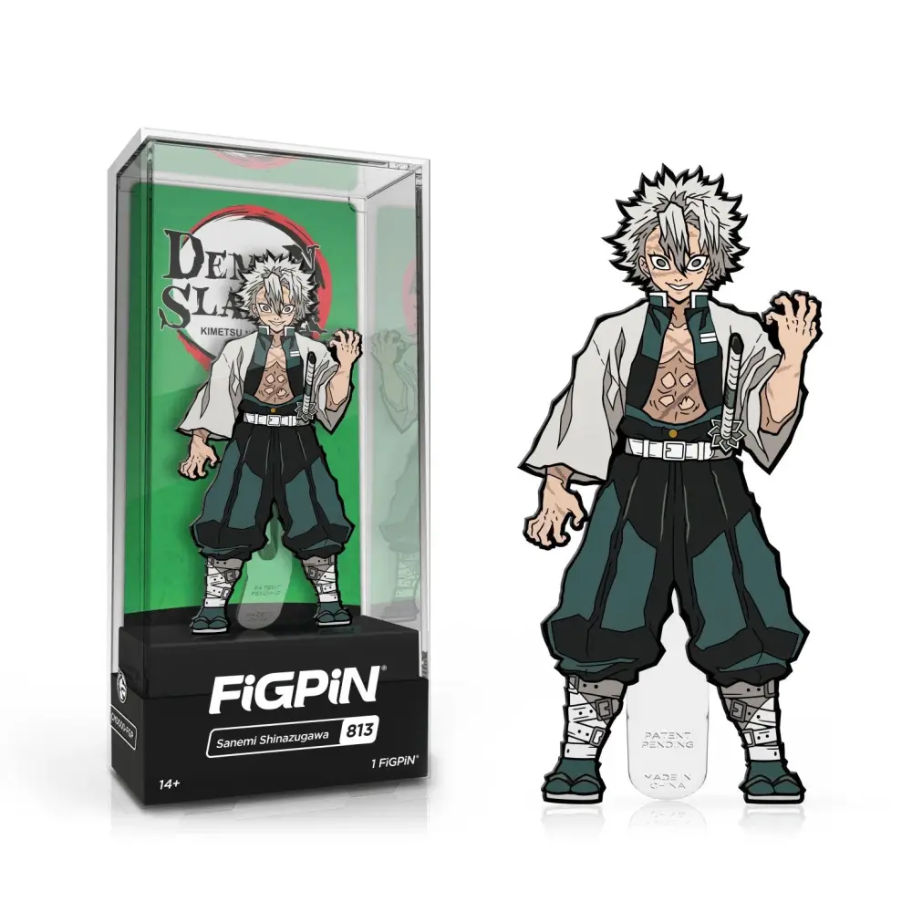 FiGPiN Enamel Pin - Demon Slayer - Select Figure(s) - #813 - Sanemi Shinazugawa - Toys & Games
