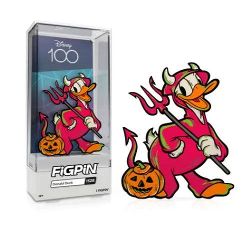 FiGPiN Enamel Pin - Disney D100 Exclusive Edition - Select Figure(s) - #1528 - Donald Duck - Action Figure