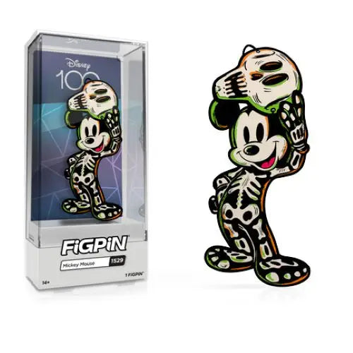 FiGPiN Enamel Pin - Disney D100 Exclusive Edition - Select Figure(s) - #1529 - Mickey Mouse - Action Figure
