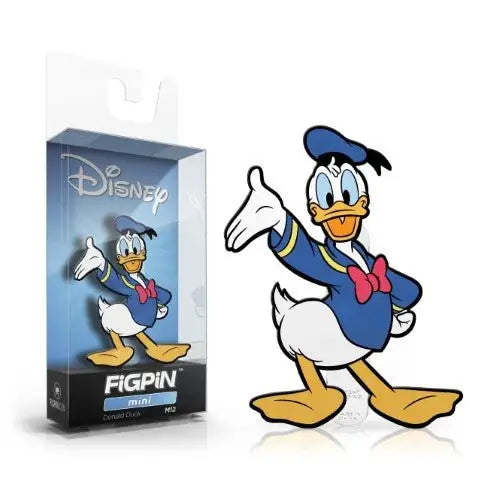 FiGPiN Enamel Pin - Disney Mickey Mouse and Friends - Select Figure(s) - #M12 - Donald Duck Mini - Action Figure