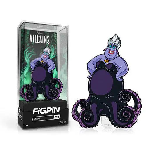 FiGPiN Enamel Pin - Disney Villains - Select Figure(s) - #754 - Ursula - Brooches & Lapel Pins