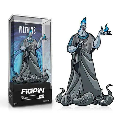 FiGPiN Enamel Pin - Disney Villains - Select Figure(s) - #757 - Hades - Brooches & Lapel Pins