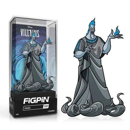 FiGPiN Enamel Pin - Disney Villains - Select Figure(s) - #757 - Hades - Brooches & Lapel Pins