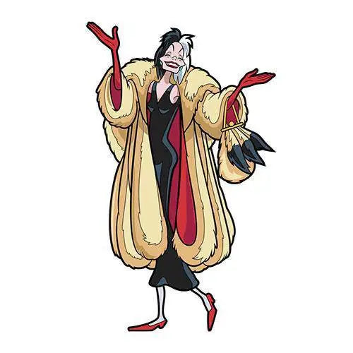 FiGPiN Enamel Pin - Disney Villains - Select Figure(s) - Brooches & Lapel Pins