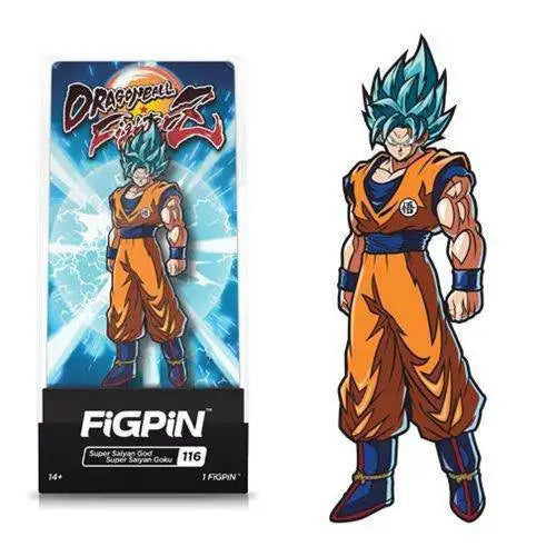 FiGPiN Enamel Pin - Dragon Ball FighterZ - Select Figure(s) - #116 - Super Saiyan God Super Saiyan Goku - Toys & Games