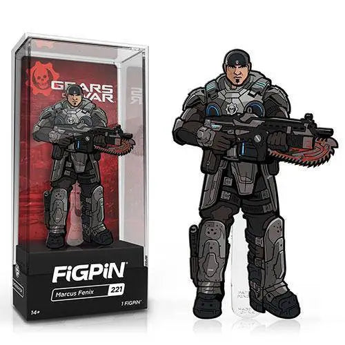FiGPiN Enamel Pin - Gears of War - Select Figure(s) - #221 - Marcus Fenix - Brooches & Lapel Pins