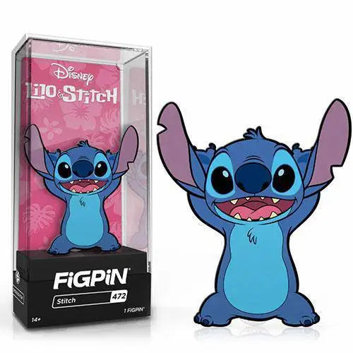 FiGPiN Enamel Pin - Lilo & Stitch - Select Figure(s) - #472 - Excited Stitch - Toys & Games