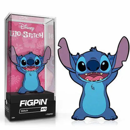 FiGPiN Enamel Pin - Lilo & Stitch - Select Figure(s) - #472 - Excited Stitch - Toys & Games