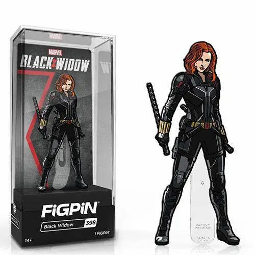 FiGPiN Enamel Pin - Marvel Black Widow - Select Figure(s) - #398 - Black Widow - Brooches & Lapel Pins
