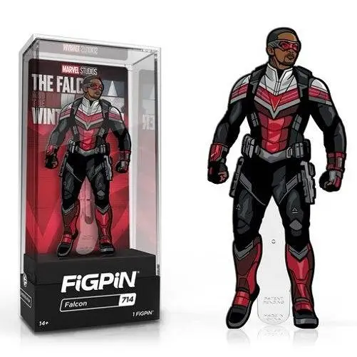 FiGPiN Enamel Pin - Marvel The Falcon And The Winter Soldier - Select Figure(s) - Falcon (714) - Brooches & Lapel Pins