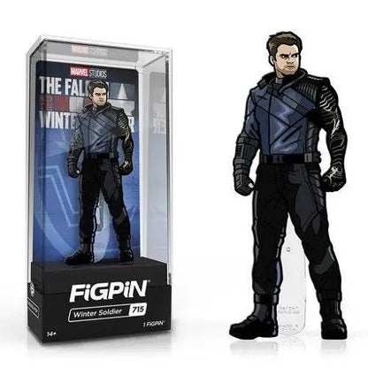 FiGPiN Enamel Pin - Marvel The Falcon And The Winter Soldier - Select Figure(s) - Winter Soldier (715) - Brooches &