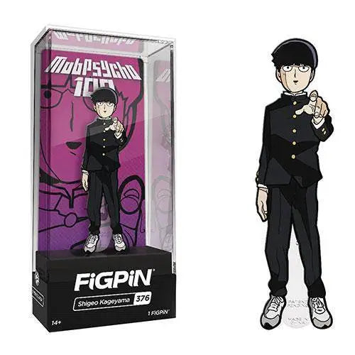 FiGPiN Enamel Pin - Mob Psycho 100 - Select Figure(s) - Shigeo Kageyama (376) - Toys & Games