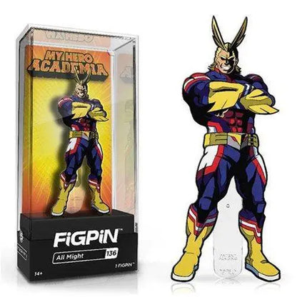 FiGPiN Enamel Pin - My Hero Academia - Select Figure(s) - All Might (136) - Toys & Games