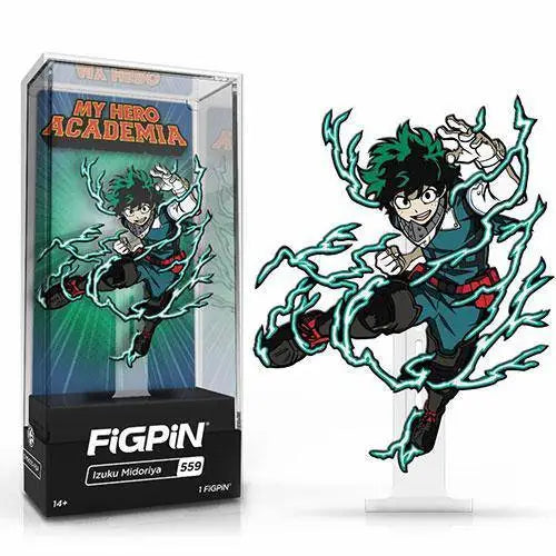FiGPiN Enamel Pin - My Hero Academia - Select Figure(s) - Izuku Midoriya (559) - Toys & Games