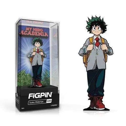 FiGPiN Enamel Pin - My Hero Academia - Select Figure(s) - Izuku Midoriya School Outfit (330) - Toys & Games