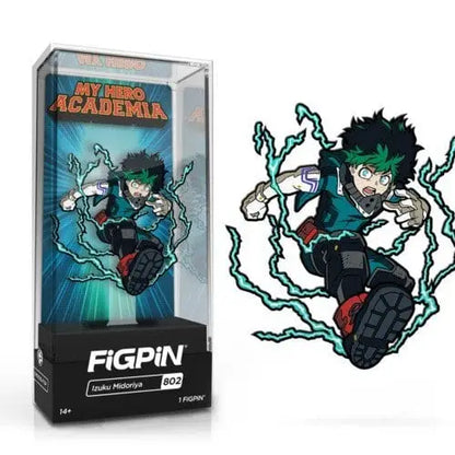 FiGPiN Enamel Pin - My Hero Academia - Select Figure(s) - Izuku Midoriya (802) - Toys & Games