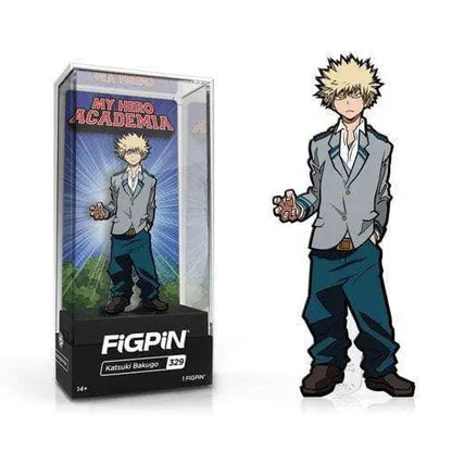 FiGPiN Enamel Pin - My Hero Academia - Select Figure(s) - Katsuki Bakugo School Outfit (329) - Toys & Games