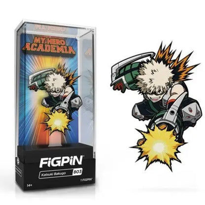 FiGPiN Enamel Pin - My Hero Academia - Select Figure(s) - Katsuki Bakugo (803) - Toys & Games