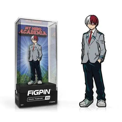 FiGPiN Enamel Pin - My Hero Academia - Select Figure(s) - Shoto Todoroki School Outfit (332) - Toys & Games
