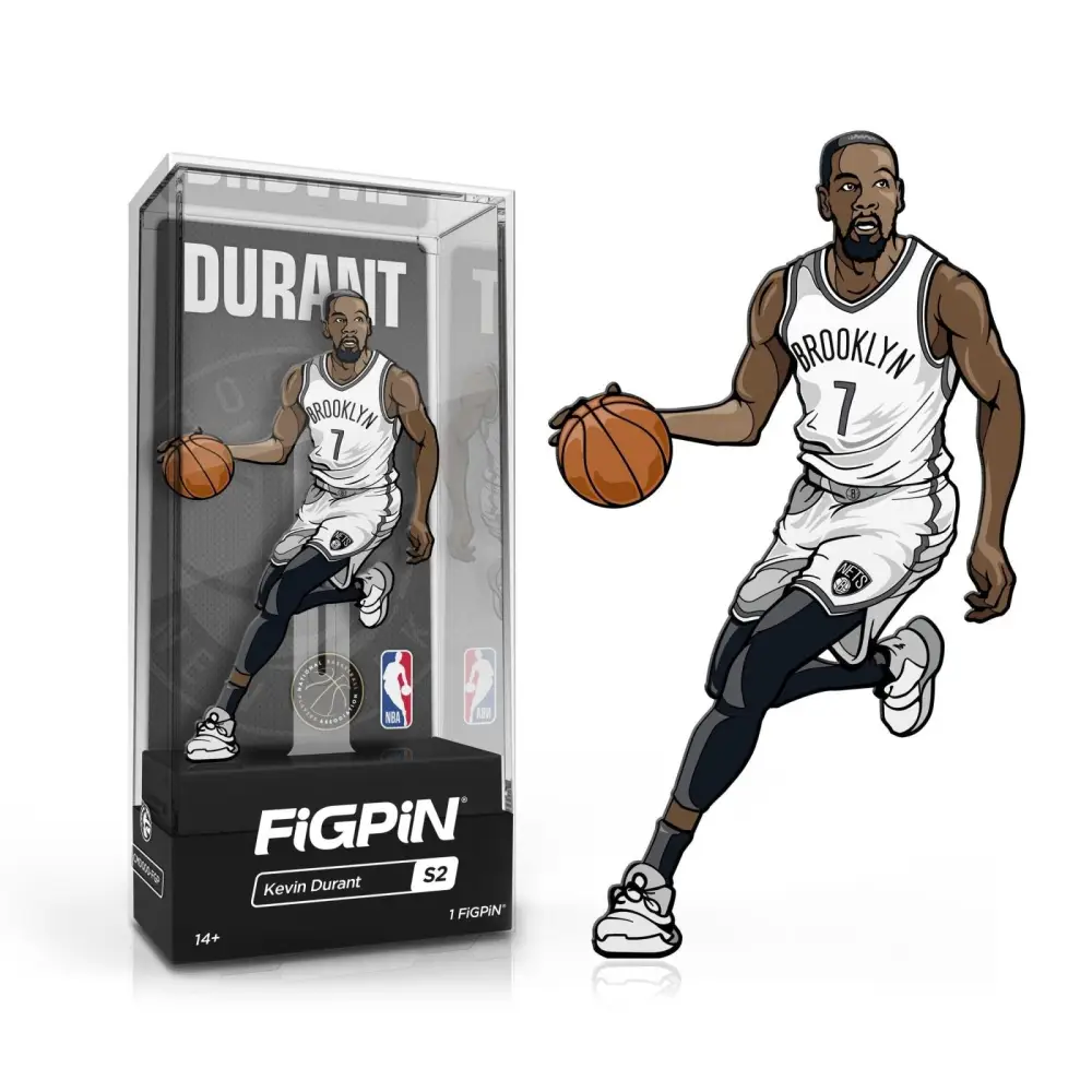 FiGPiN Enamel Pin - NBA - Select Figure(s) - #S2 - Kevin Durant - Toys & Games