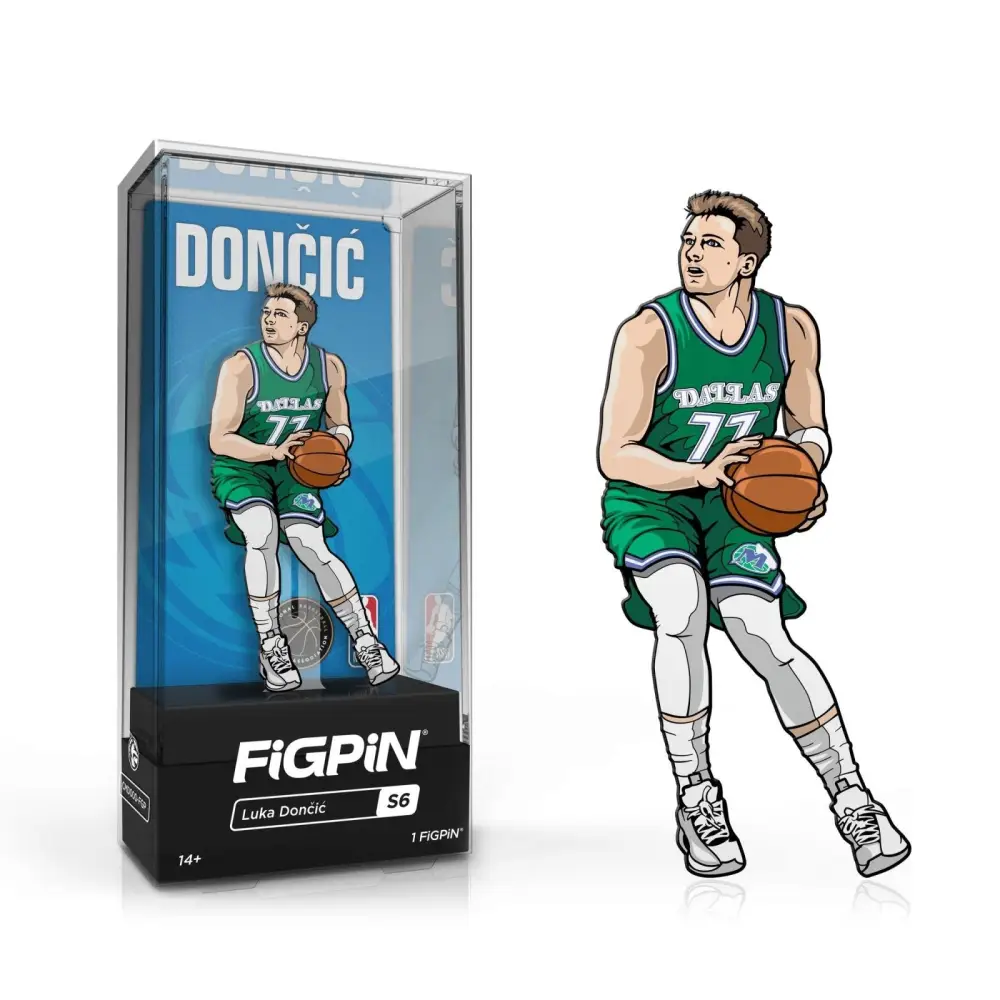 FiGPiN Enamel Pin - NBA - Select Figure(s) - #S6 - Luka Dončić - Toys & Games