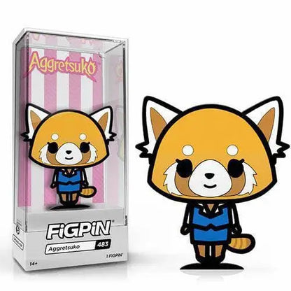 FiGPiN Enamel Pin - Sanrio - Select Figure(s) - 483 - Aggretsuko - Brooches & Lapel Pins