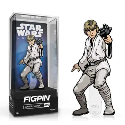 FiGPiN Enamel Pin - Star Wars - A New Hope - Select Figure(s) - 699 - Luke Skywalker - Brooches & Lapel Pins