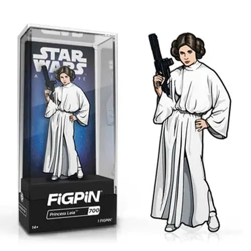 FiGPiN Enamel Pin - Star Wars - A New Hope - Select Figure(s) - #700 - Princess Leia - Brooches & Lapel Pins