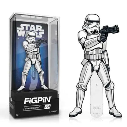 FiGPiN Enamel Pin - Star Wars - A New Hope - Select Figure(s) - #703 - Stormtrooper - Brooches & Lapel Pins