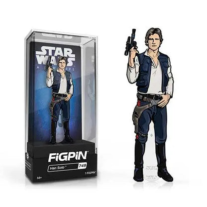 FiGPiN Enamel Pin - Star Wars - A New Hope - Select Figure(s) - #749 - Han Solo - Brooches & Lapel Pins