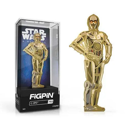 FiGPiN Enamel Pin - Star Wars - A New Hope - Select Figure(s) - #752 - 3CPO - Brooches & Lapel Pins