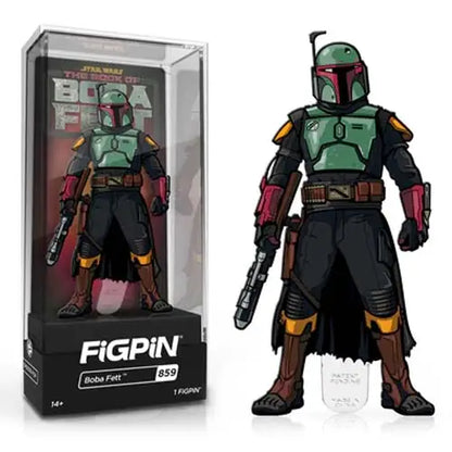 FiGPiN Enamel Pin - Star Wars - The Book of Boba Fett - Select Figure(s) - #859 - Boba Fett (Helmet) - Brooches & Lapel
