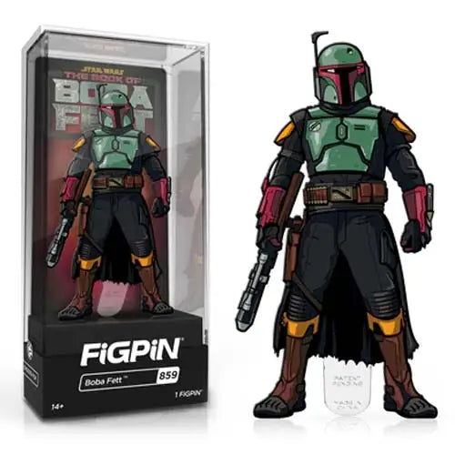 FiGPiN Enamel Pin - Star Wars - The Book of Boba Fett - Select Figure(s) - #859 - Boba Fett (Helmet) - Brooches & Lapel