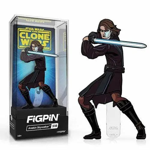 FiGPiN Enamel Pin - Star Wars - The Clone Wars - Select Figure(s) - #518 - Anakin Skywalker - Brooches & Lapel Pins