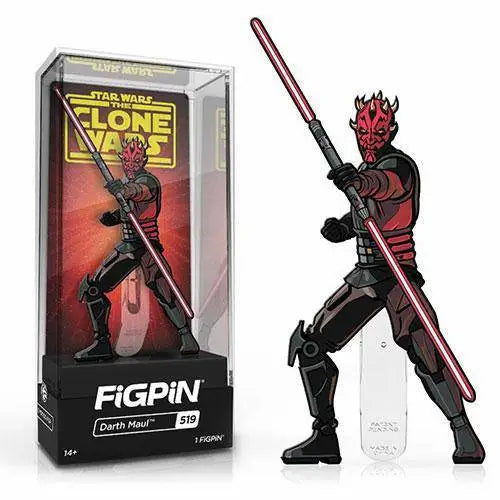 FiGPiN Enamel Pin - Star Wars - The Clone Wars - Select Figure(s) - #519 - Darth Maul - Brooches & Lapel Pins
