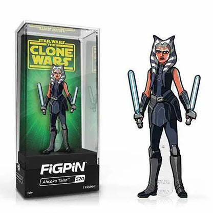 FiGPiN Enamel Pin - Star Wars - The Clone Wars - Select Figure(s) - #520 - Ahsoka Tano - Brooches & Lapel Pins