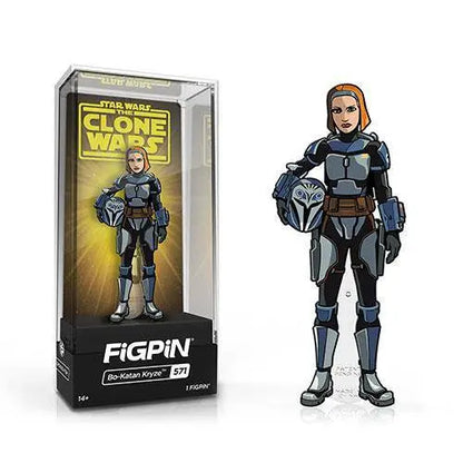 FiGPiN Enamel Pin - Star Wars - The Clone Wars - Select Figure(s) - #571 - Bo- Katan Kryze - Limited Edition - Brooches