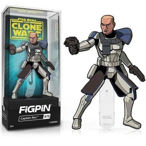 FiGPiN Enamel Pin - Star Wars - The Clone Wars - Select Figure(s) - #573 - Captain Rex - Brooches & Lapel Pins