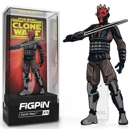 FiGPiN Enamel Pin - Star Wars - The Clone Wars - Select Figure(s) - #575 - Darth Maul - Brooches & Lapel Pins