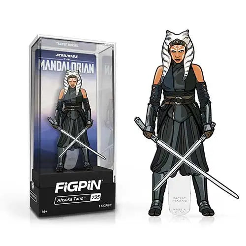 FiGPiN Enamel Pin - Star Wars - The Mandalorian - Select Figure(s) - Ahsoka Tano (735) - Brooches & Lapel Pins